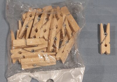 Vendo 1000 unds de pinza madera pequeña decorativa